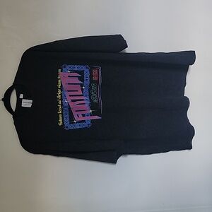 Collusion Oversized Black Washed Graphic Tshirt Size 8 NWOT